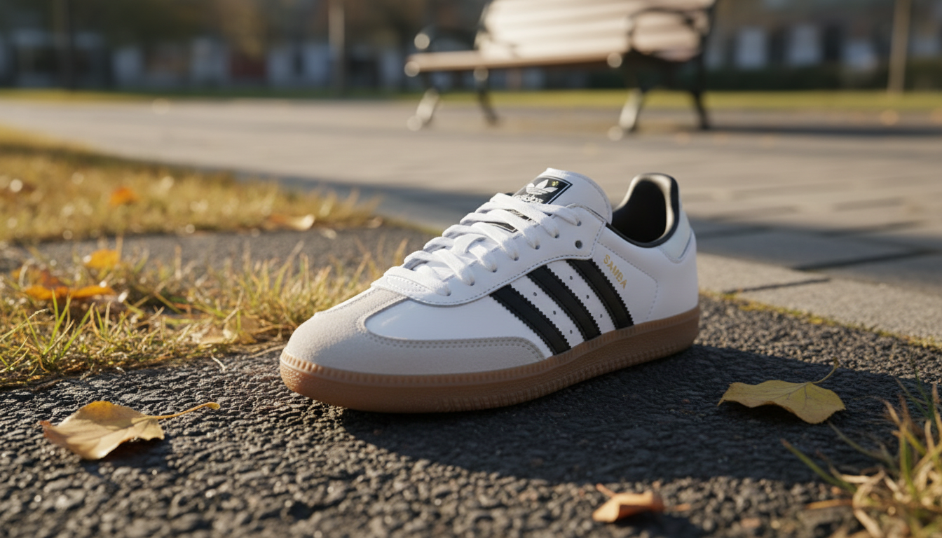 Adidas Men’s White Slip-On Sneakers for Everyday Wear